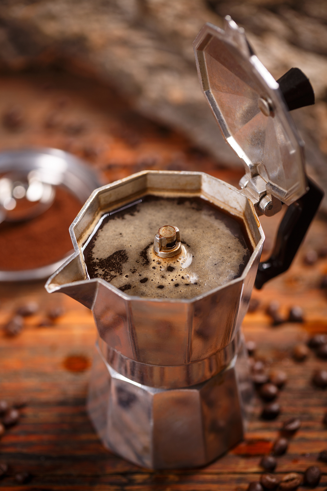 Old espresso pot